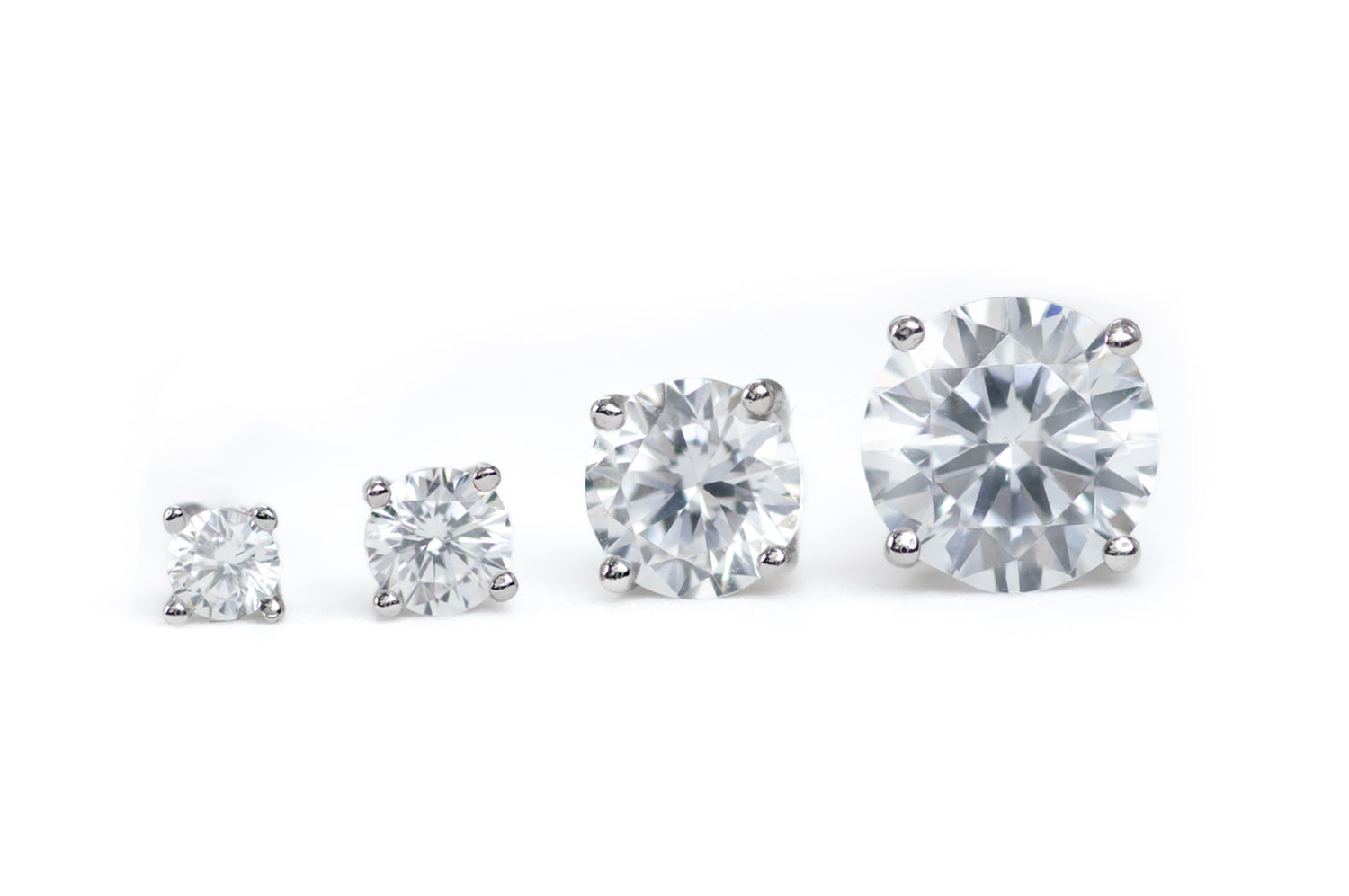 Classic Cubic Zirconia Stud Earrings