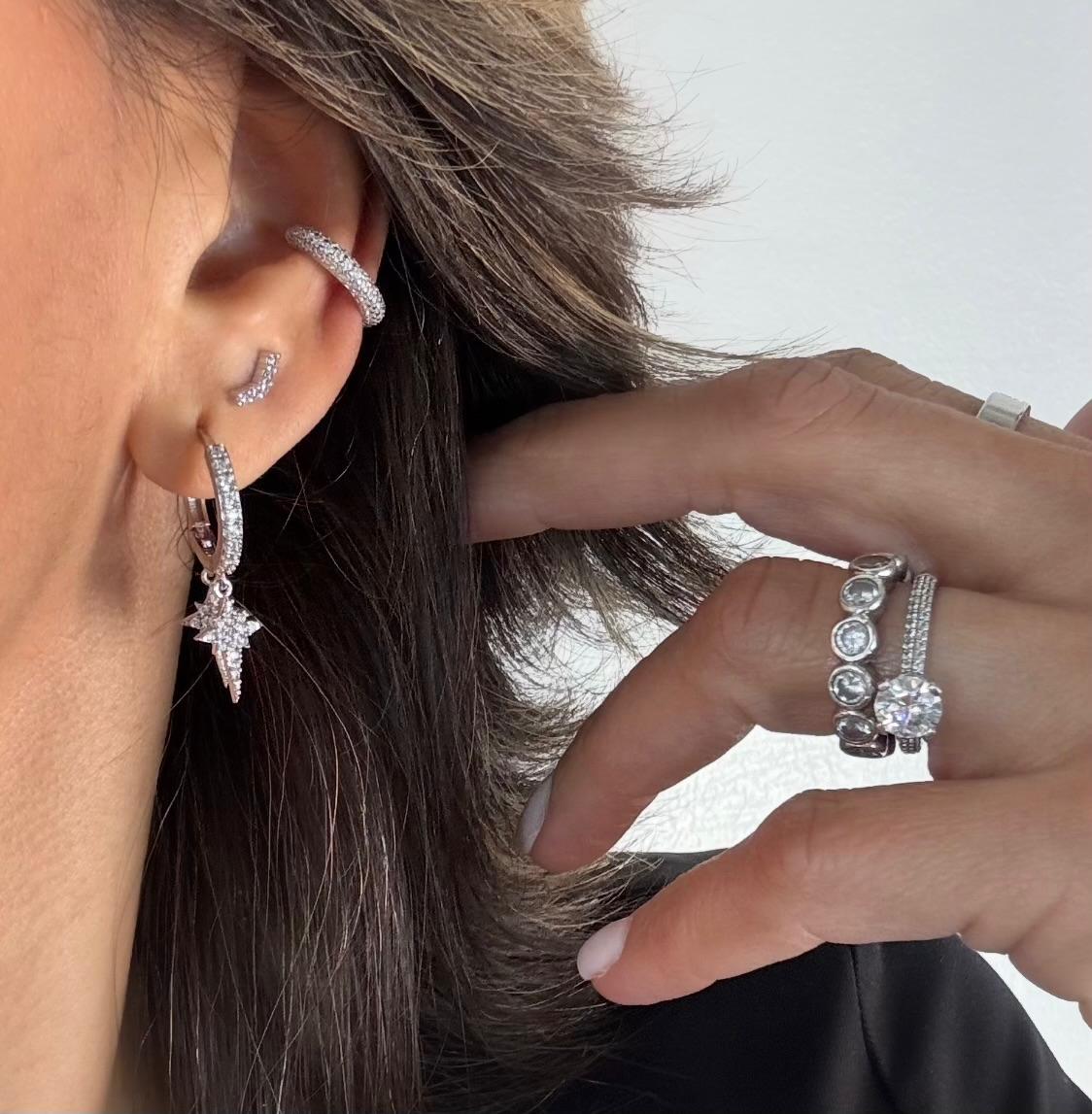 Pavé Zirconia Ear Cuff