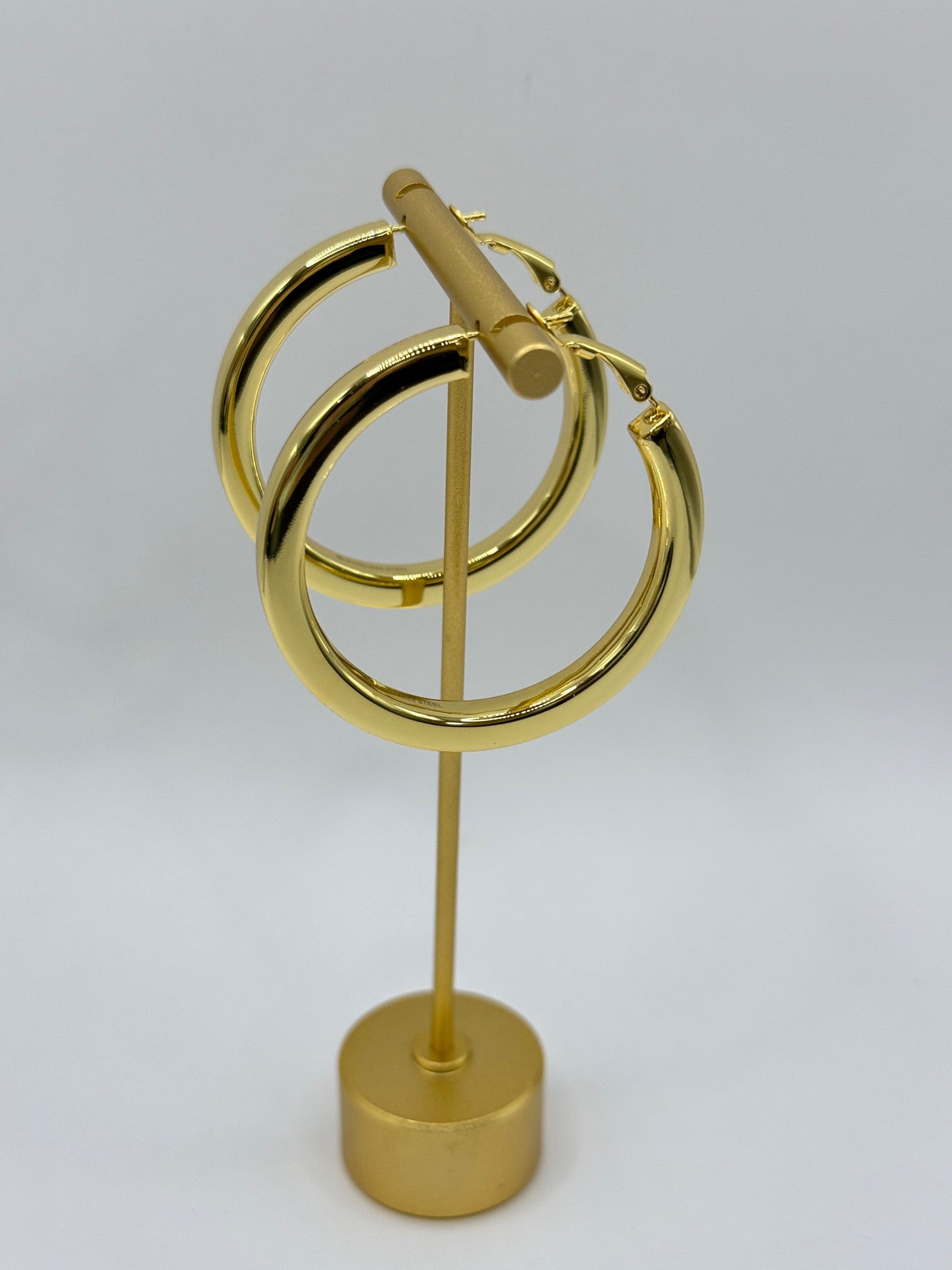 Thick Large Hoop Earrings