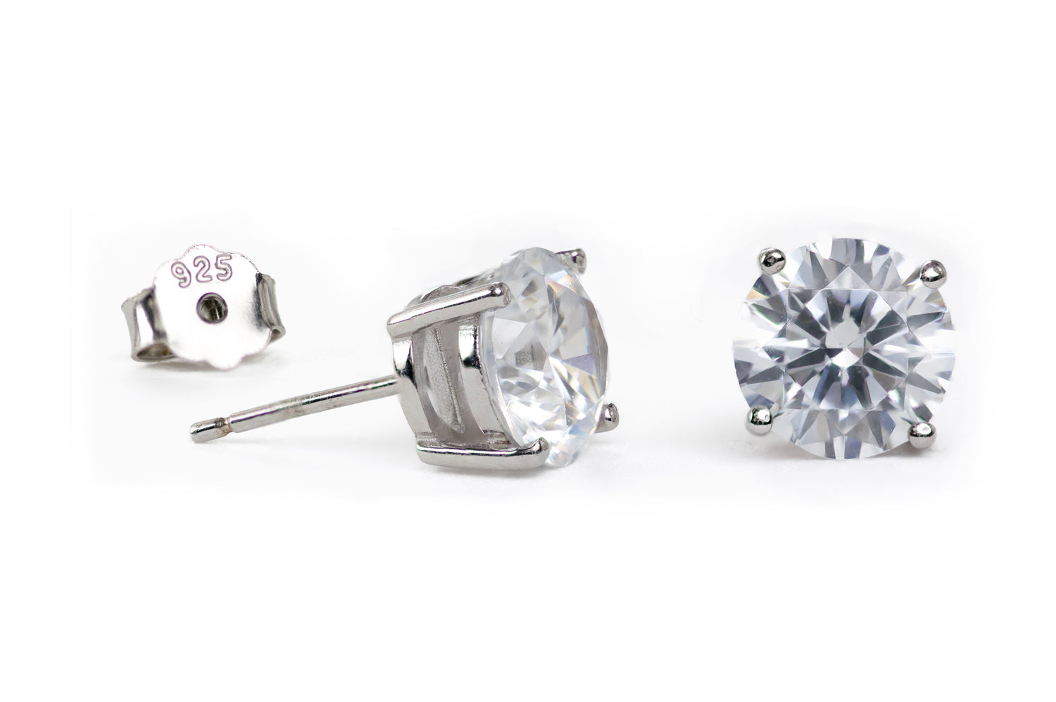 Cubic Zirconia studs