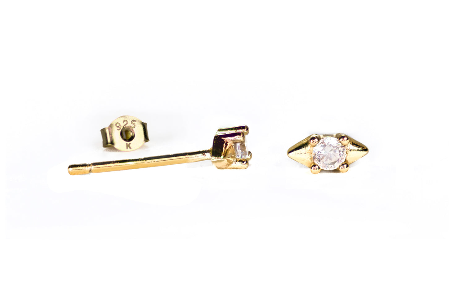 Tiny Studs Spike Cubic Zirconia