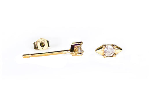 Tiny Studs Spike Cubic Zirconia