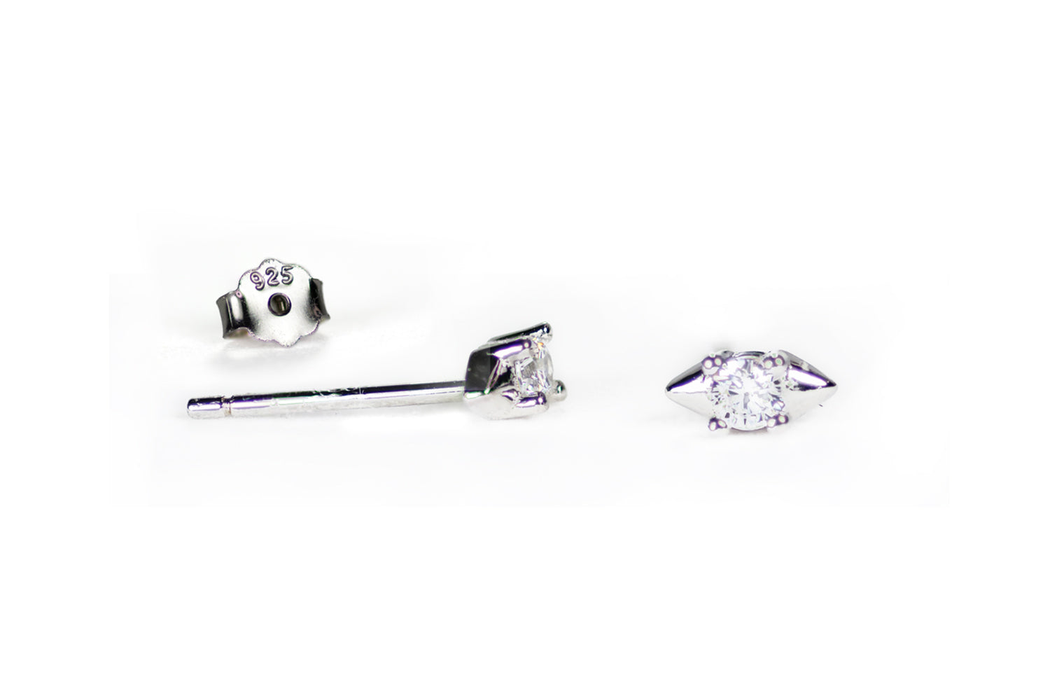 Tiny Studs Spike Cubic Zirconia