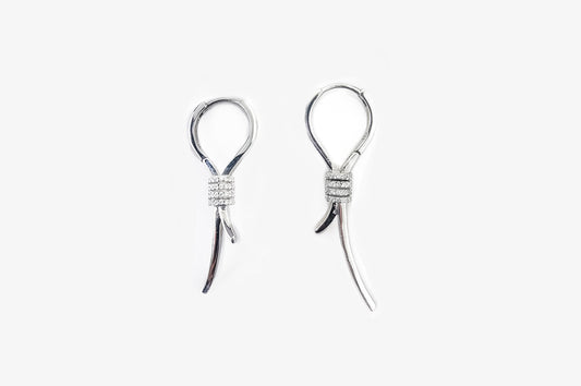 Elegant Knot Drop Earrings