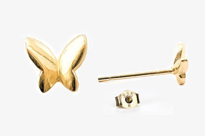 SEMINI Tiny Butterfly Studs Earrings