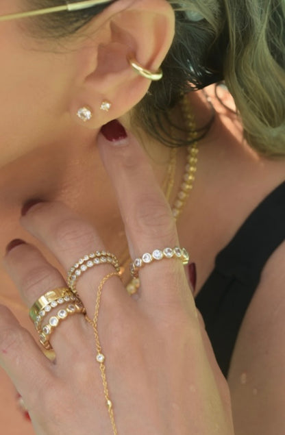 Pavé Zirconia Ear Cuff