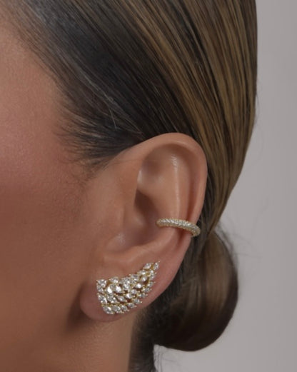 Pavé Zirconia Ear Cuff