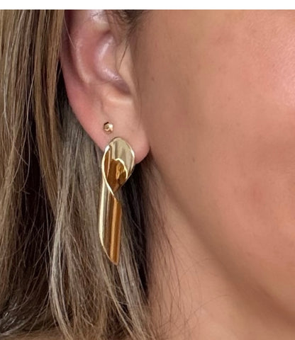 Artful Twisted Drop Earrings