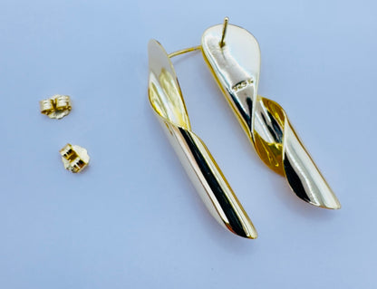 Artful Twisted Drop Earrings