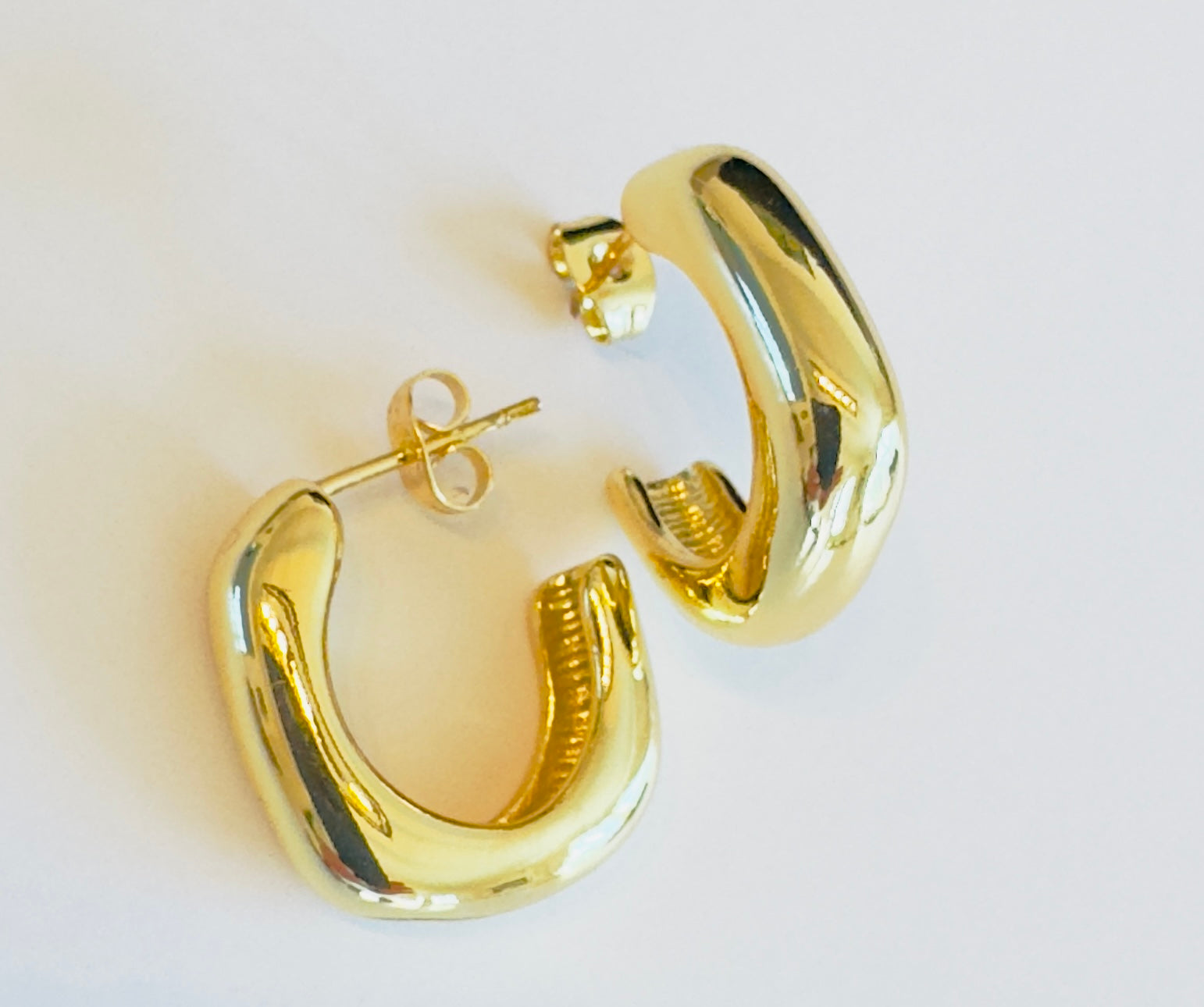 Shape Shift Open Square Hoops