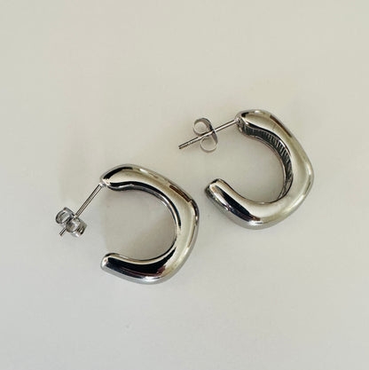 Shape Shift Open Square Hoops