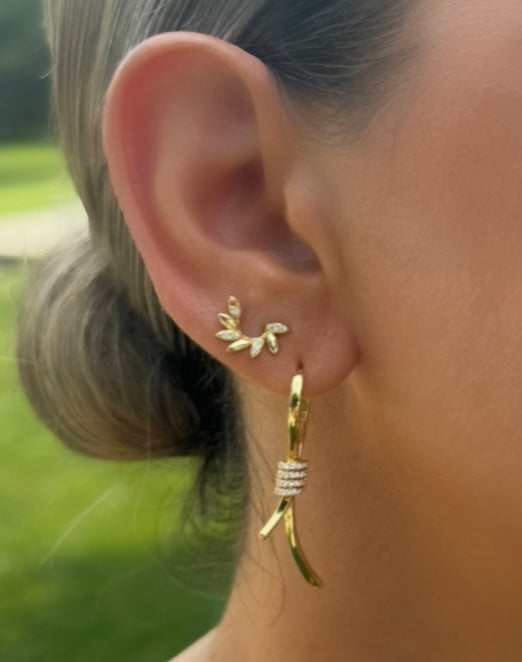 Elegant Knot Drop Earrings