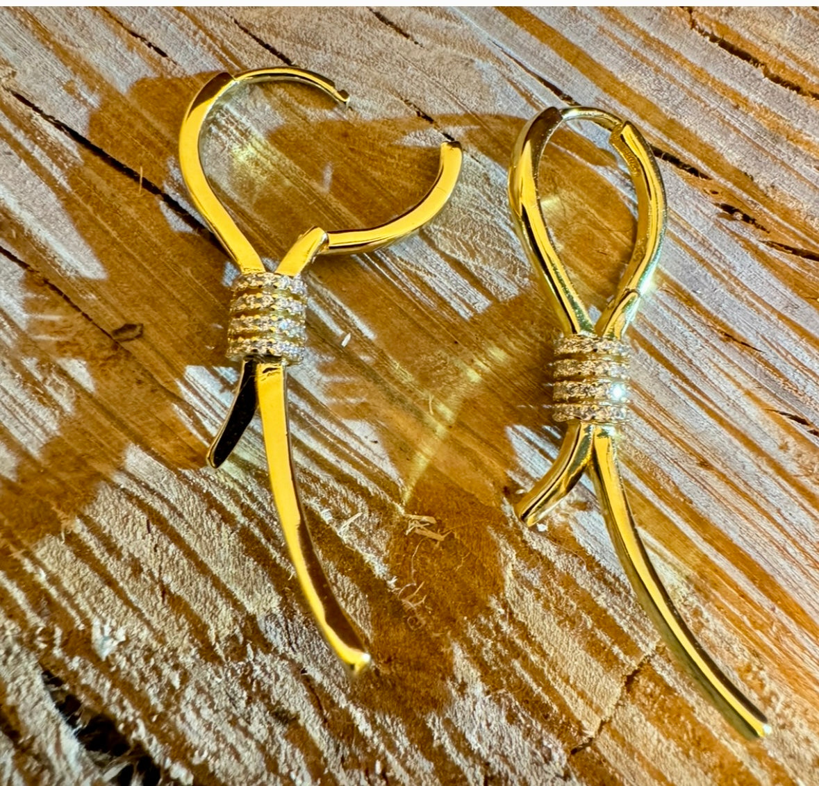 Elegant Knot Drop Earrings