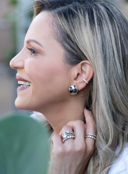 Pavé Zirconia Ear Cuff