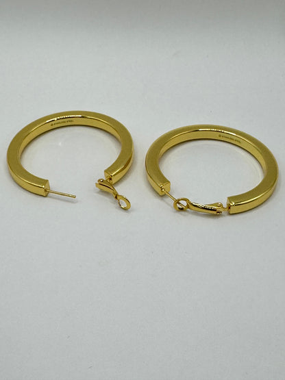 Thick Large Hoop Earrings