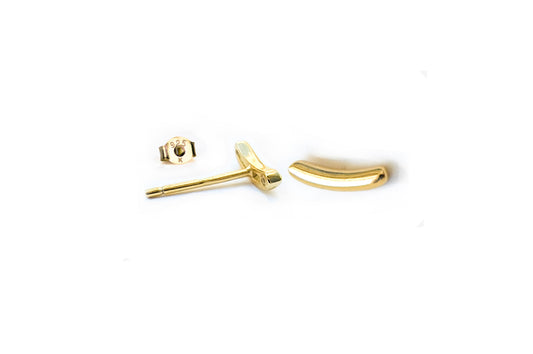 Minimal Curve Stud Earrings
