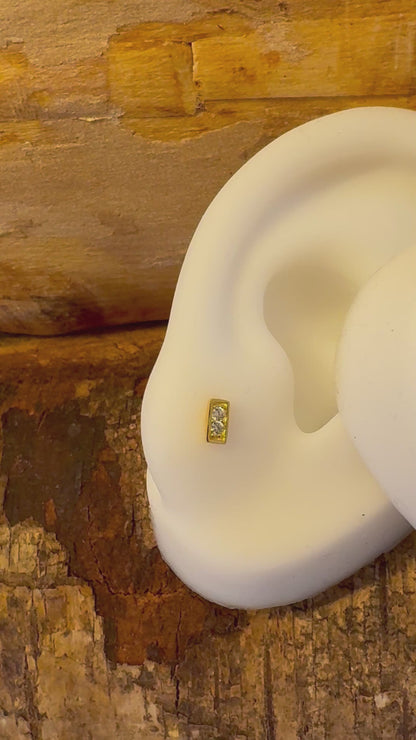 Tiny Studs Zirconia