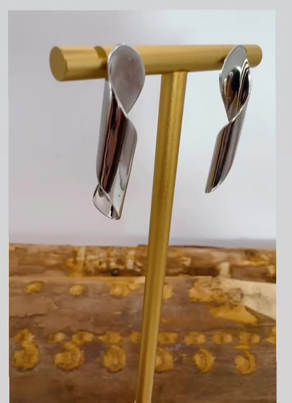Artful Twisted Drop Earrings