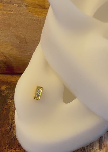 Tiny Studs Zirconia